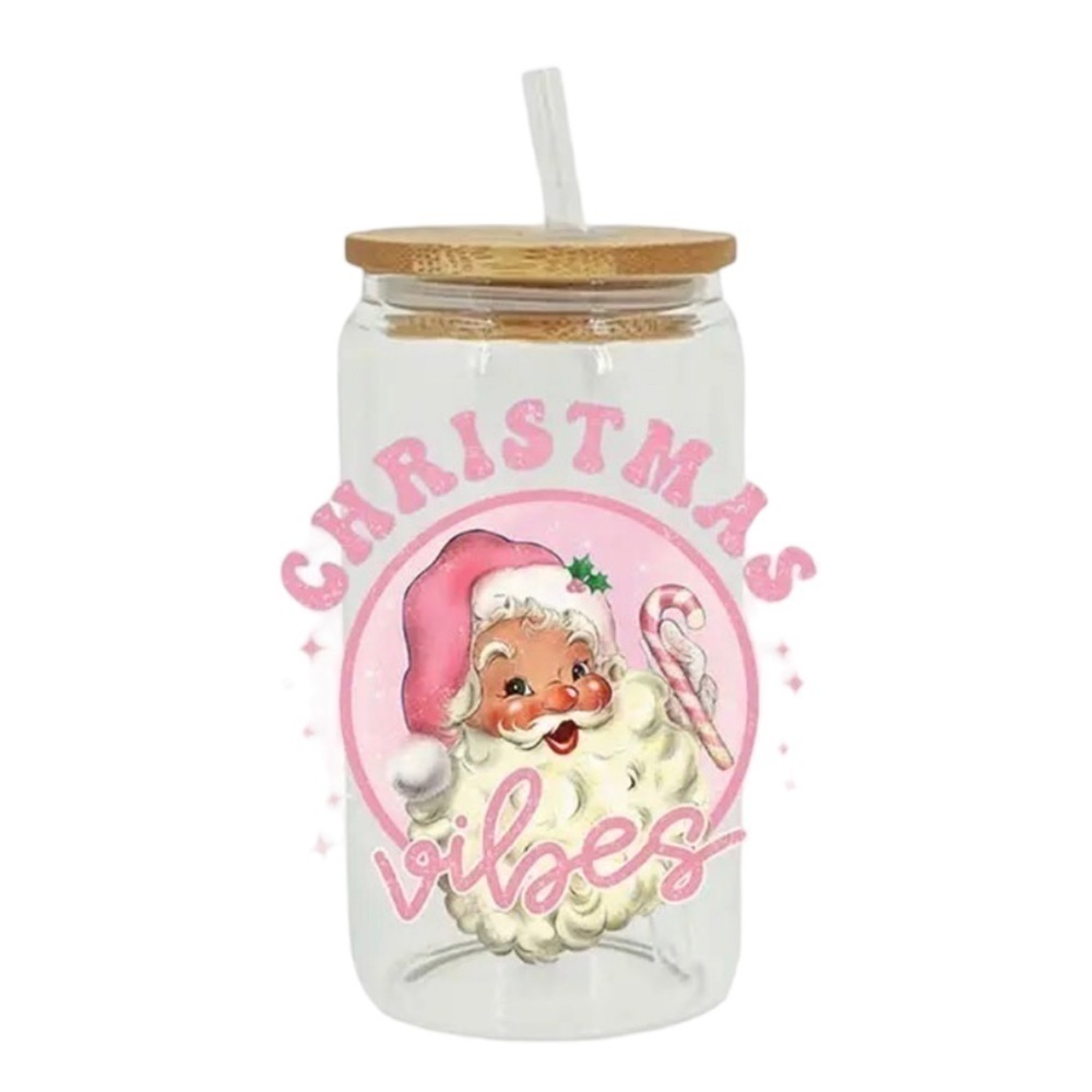 Christmas Vibes Frosted Tumbler